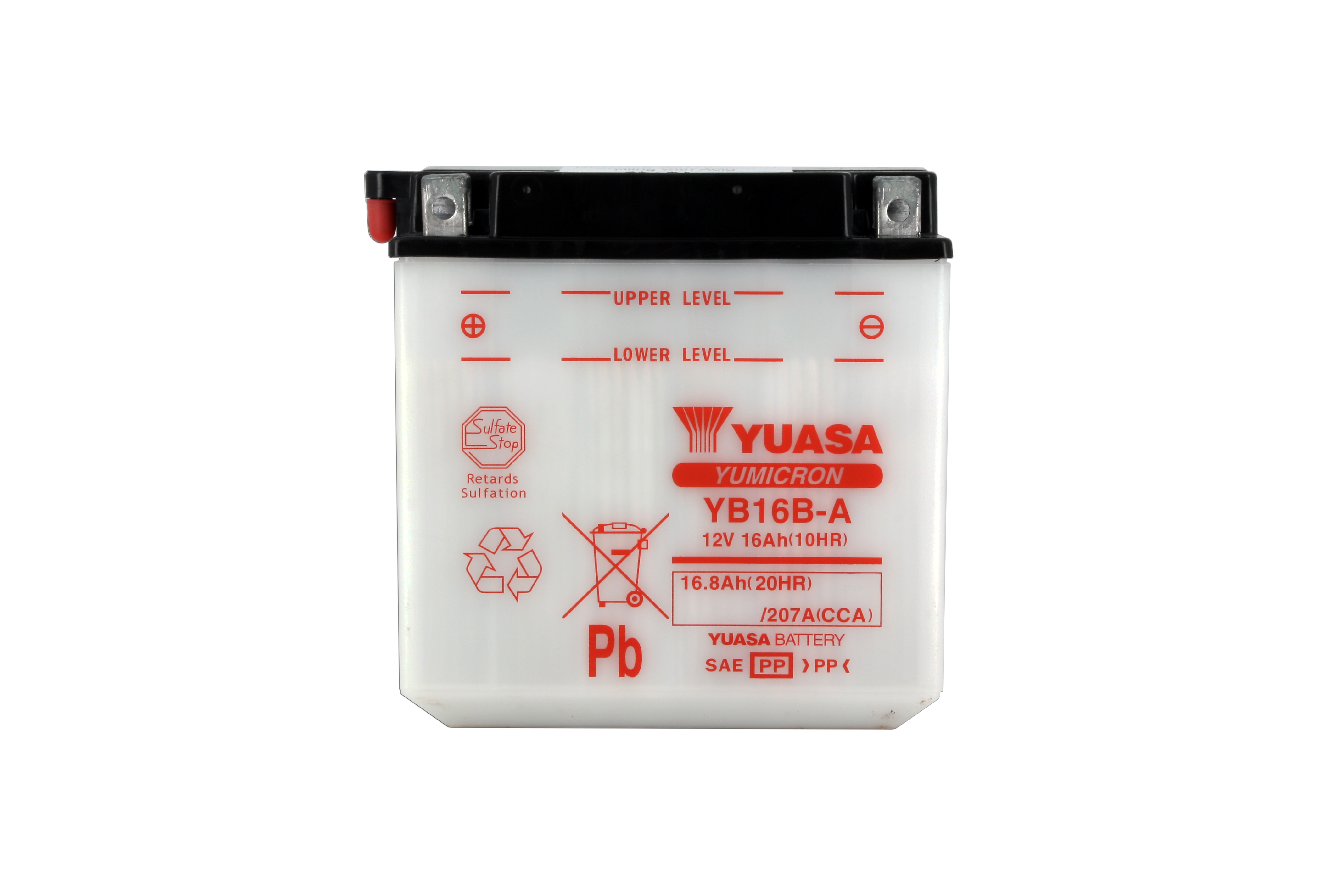 Batterie Yuasa YB16B-A - vue 4