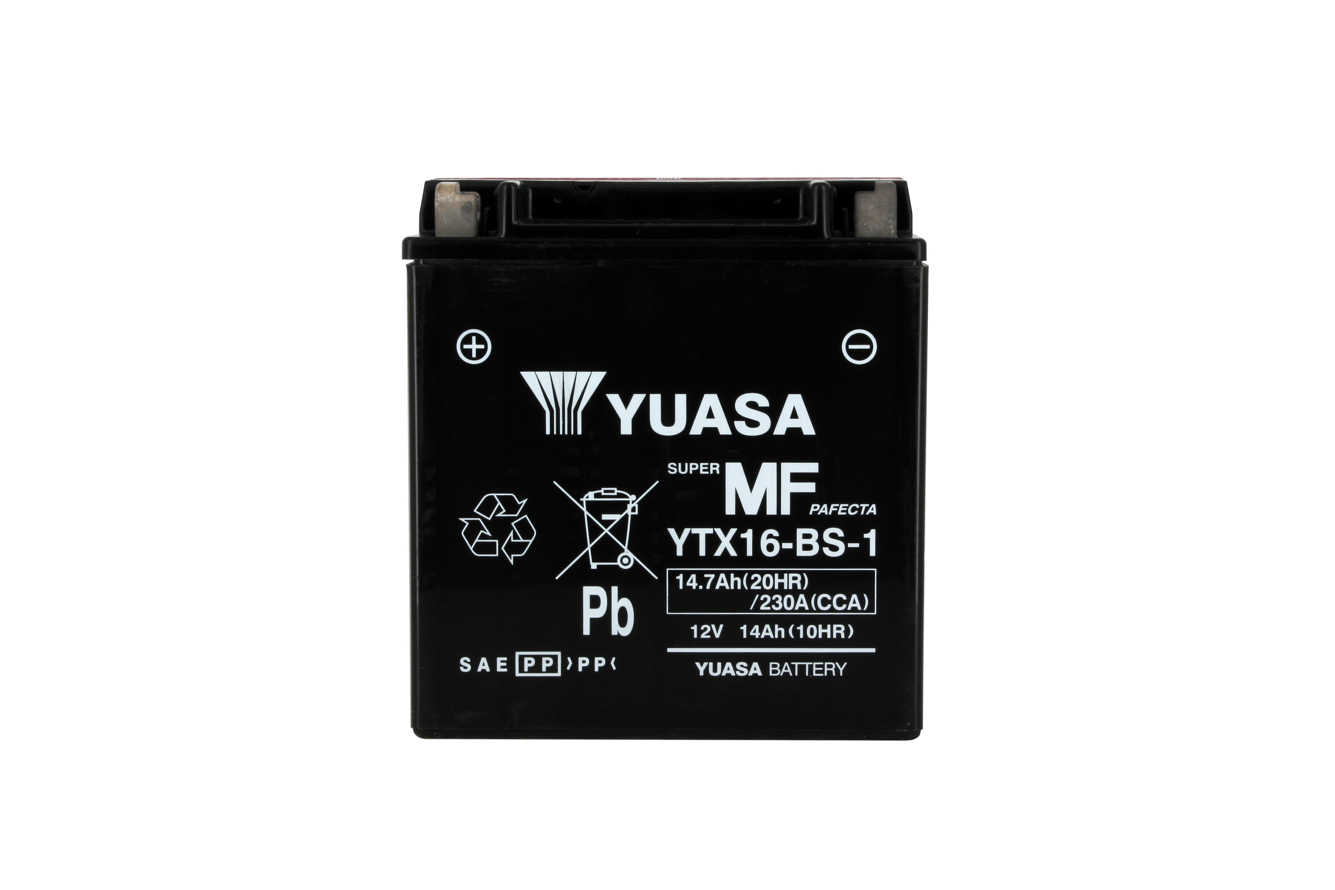 Batterie Moto Yuasa YTX16-BS-1 Gel - vue 4