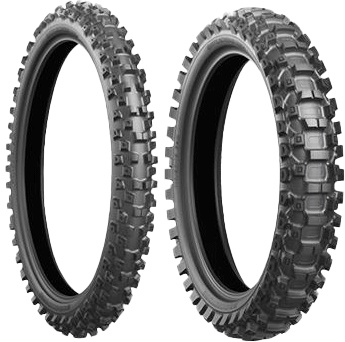 Pneu arrière Bridgestone 90/100-16 52M X10R Cross - vue 2