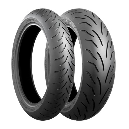 Pneu arrière Bridgestone 130/70-13 63P TL renforcé BAX Scooter SC1R - vue 3