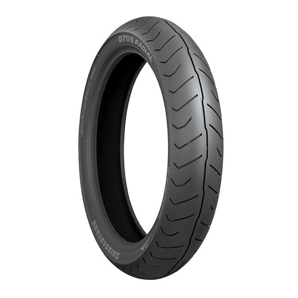 Pneu moto avant 130-70-18 Bridgestone Exedra G709 Custom Radial TL 63H - vue 2
