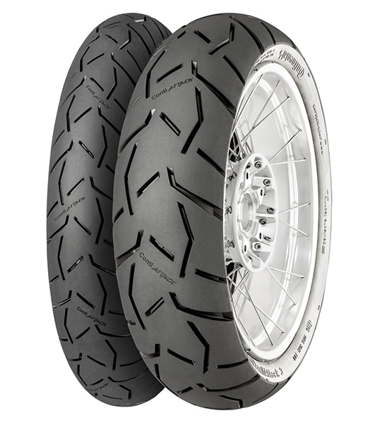 Pneu arrière Continental 130/80-17 65H TL TraT 3 - vue 3