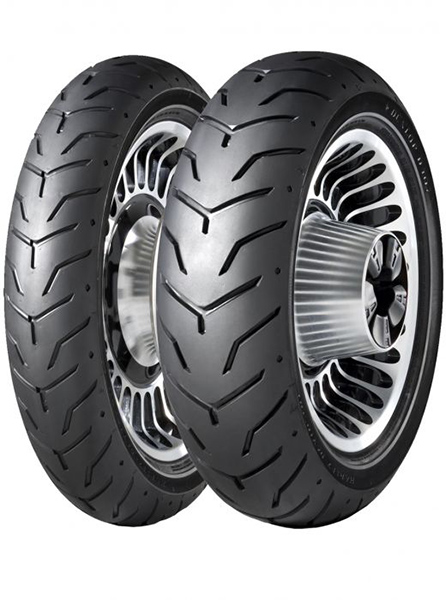 Pneu route Dunlop 200/50-18 76V TL AR D407 HD - vue 3