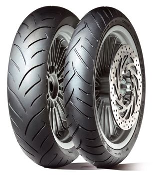 Pneu avant Dunlop Scootsmart 100/80-14 54P TL - vue 2