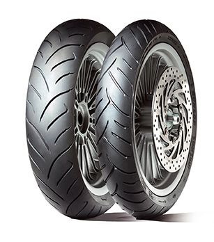 Pneu avant Dunlop Scootsmart 80/90-16 48P TL - vue 2