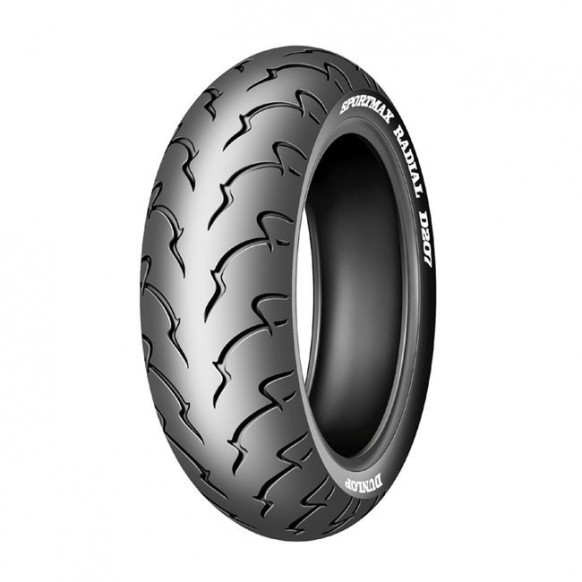 Pneu arrière Dunlop D207 180/55ZR18 74W TL - vue 2