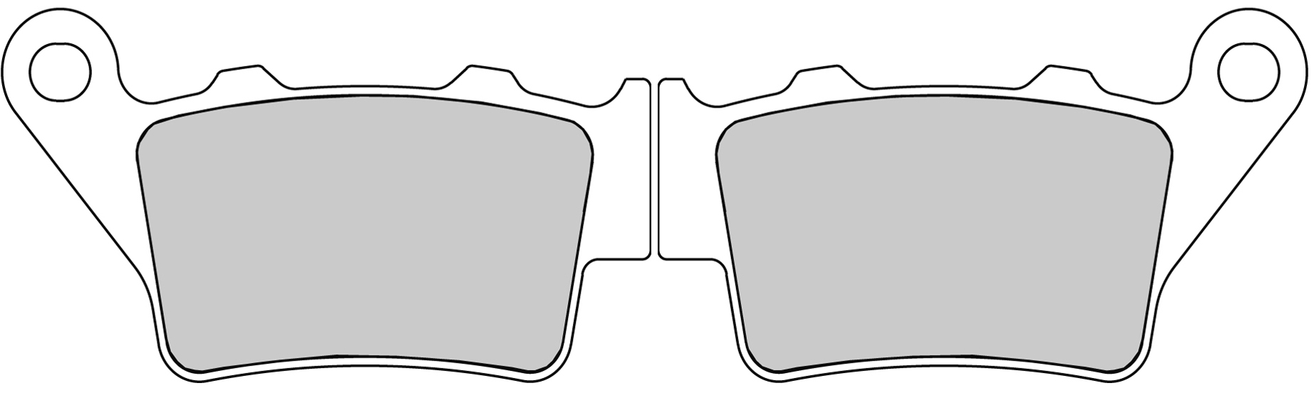 Plaquettes de frein Ferodo Eco Friction FDB2005EF - vue 2