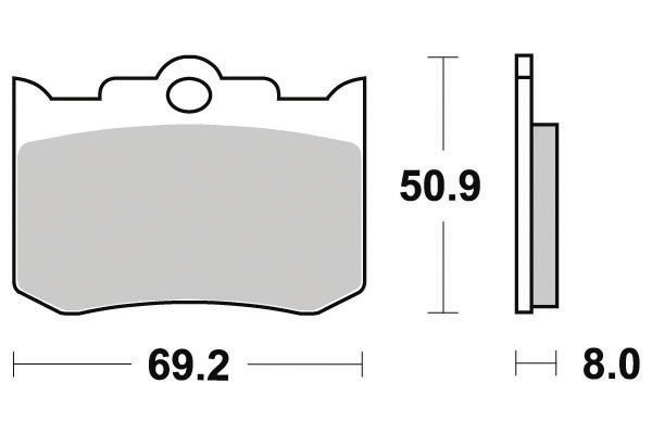Ferodo Plaquettes de Frein Platine Route FDB2040P - vue 2