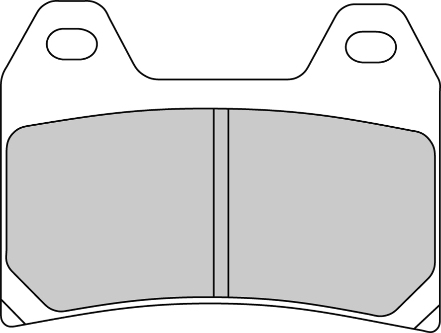 Plaquettes de frein Ferodo Sinter Racing FDB2042XRAC - vue 2