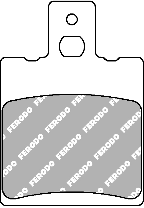 Plaquettes de frein Ferodo Argento FDB2081AG - vue 2