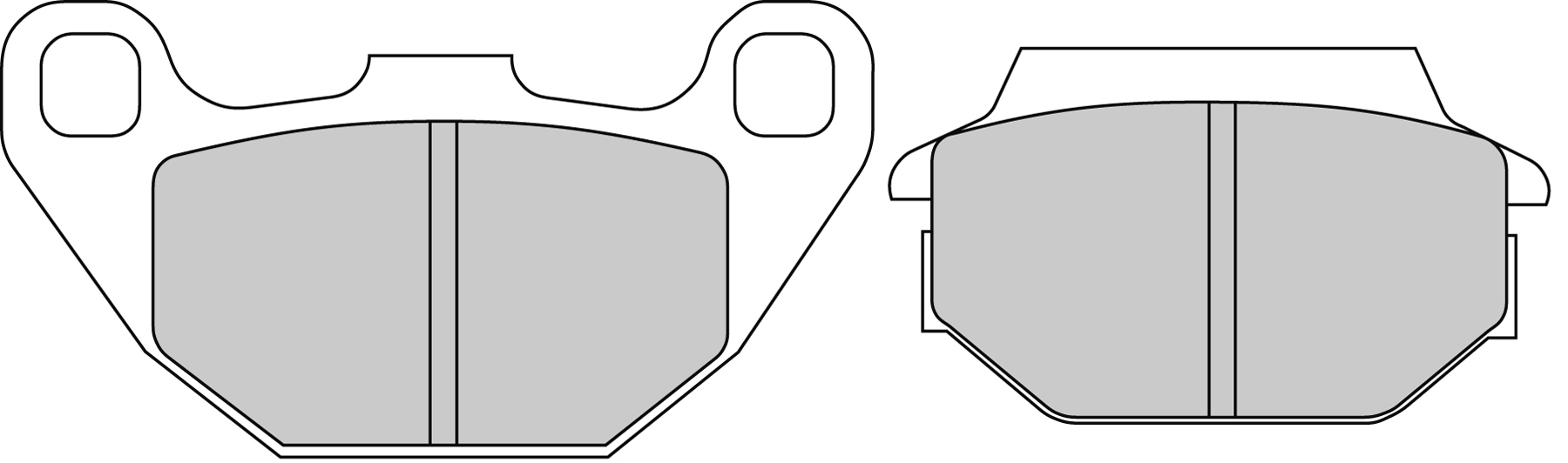 Plaquettes de frein Ferodo Eco Friction FDB2096EF - vue 2