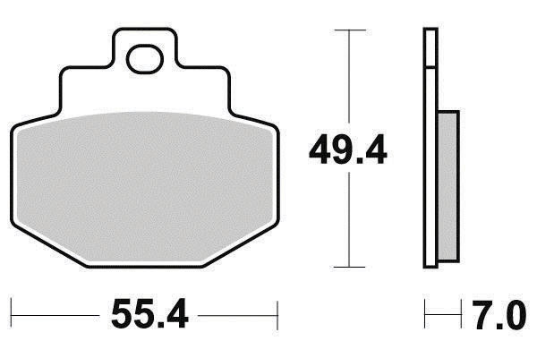 Plaquettes de frein Ferodo Eco Friction FDB2115EF - vue 2
