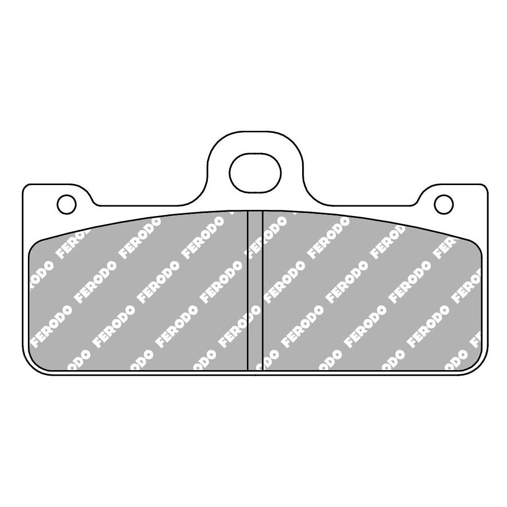 Plaquettes de frein Ferodo Sinter Racing FDB2123XRAC - vue 2