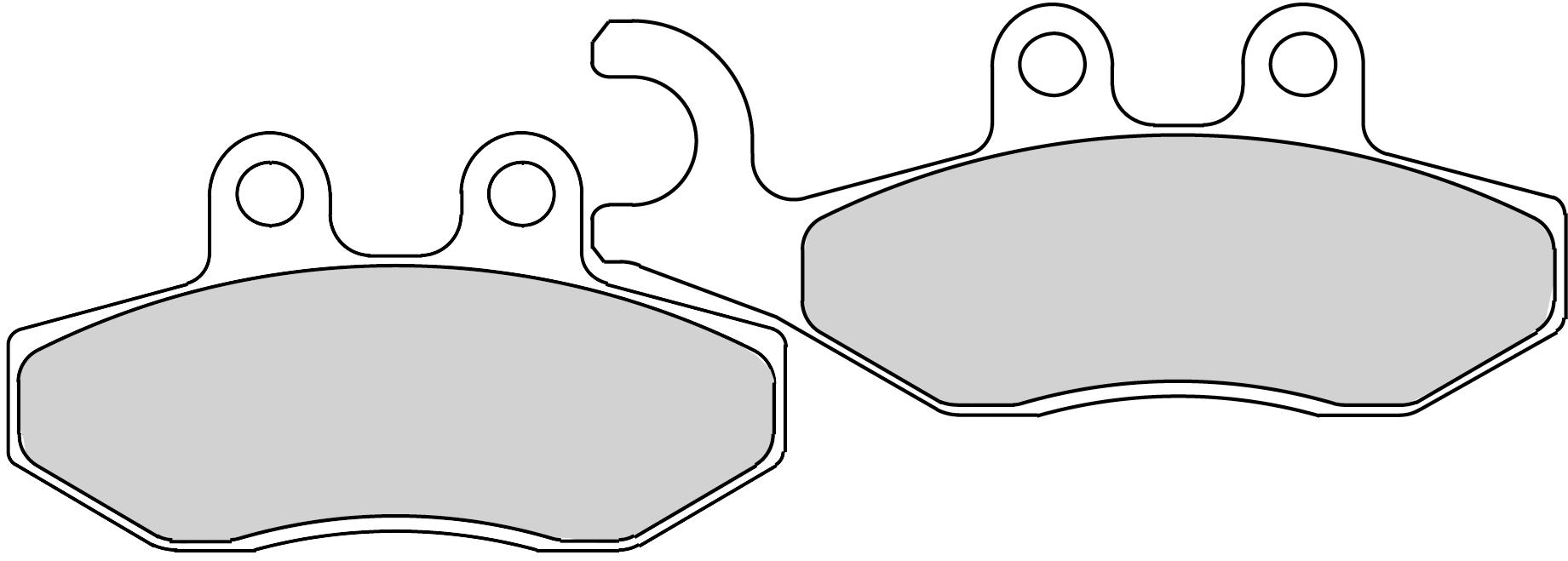 Ferodo Plaquettes de Frein Sinter Grip Maxi Scooter FDB2142SM - vue 2