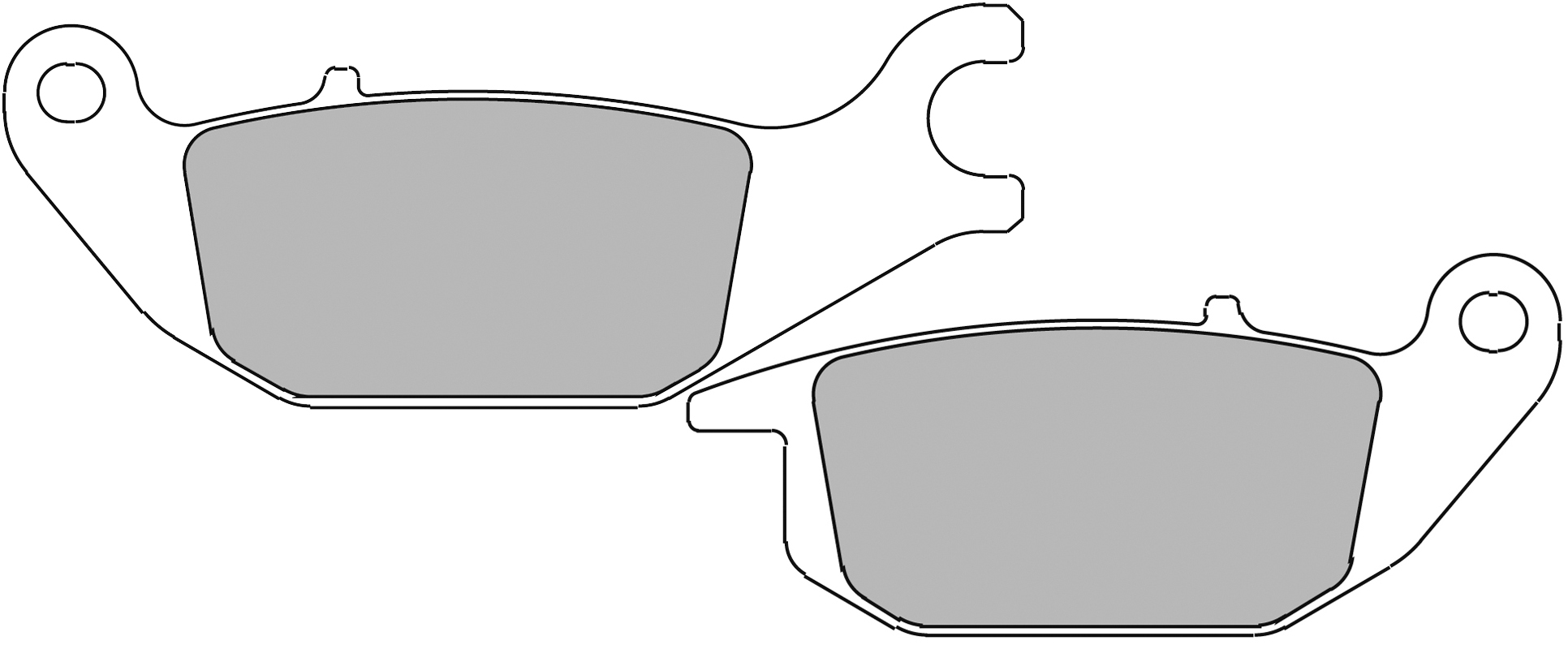 Plaquettes de frein Ferodo Eco Friction FDB2143EF - vue 2