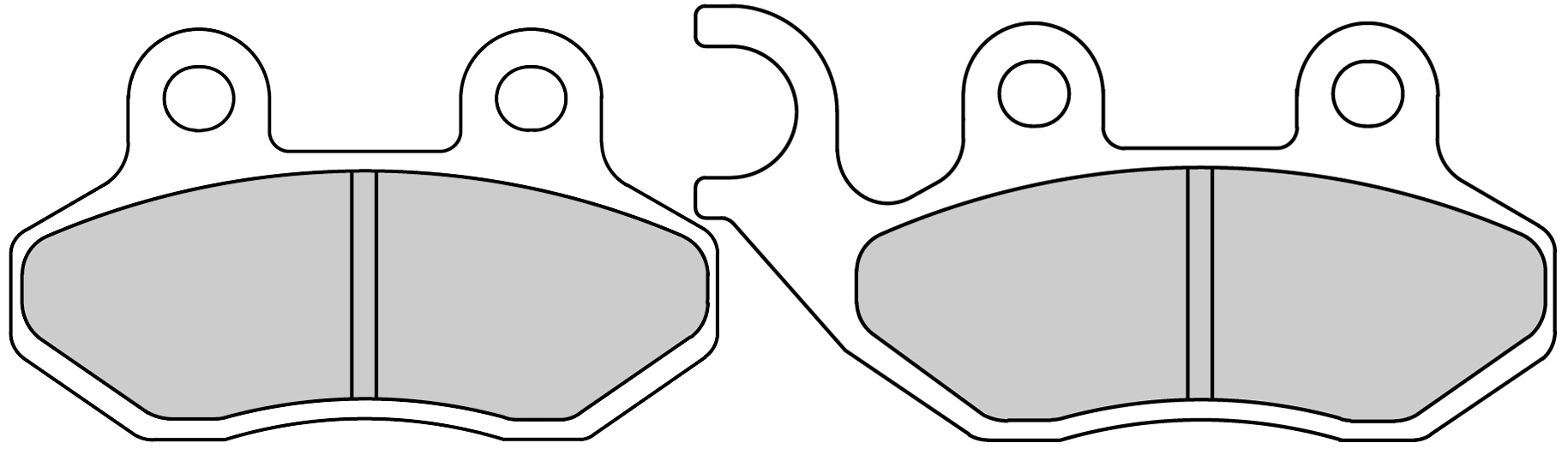 Plaquettes de frein Ferodo Eco Friction FDB2190EF - vue 2