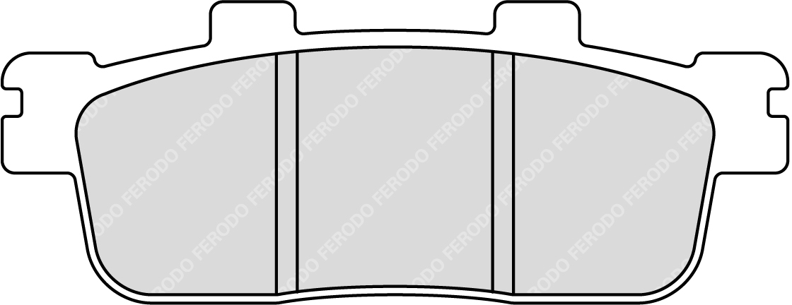 Plaquettes de frein Ferodo Eco Friction FDB2226EF - vue 2
