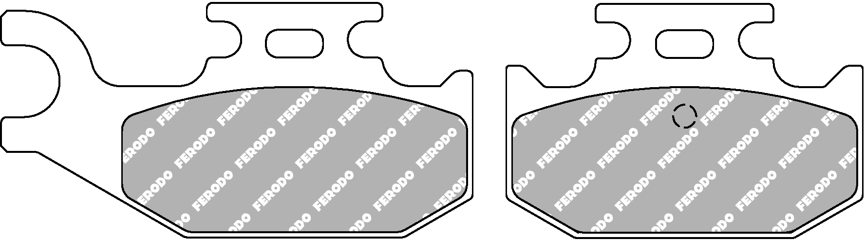 Plaquettes de frein Ferodo FDB2235SG tout-terrain - vue 2