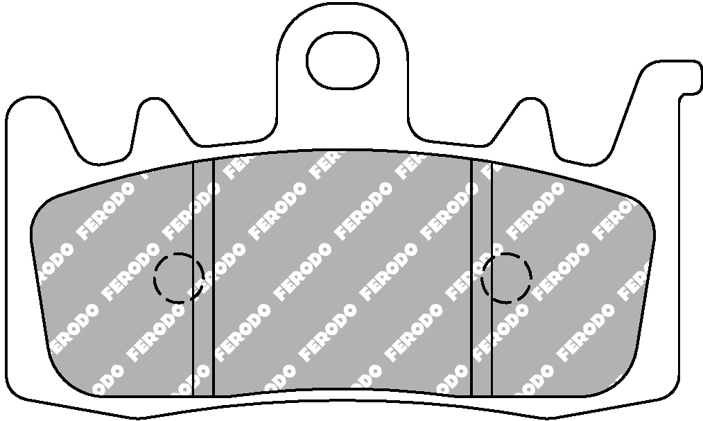 Plaquettes de frein Ferodo Eco Friction FDB2265EF - vue 2