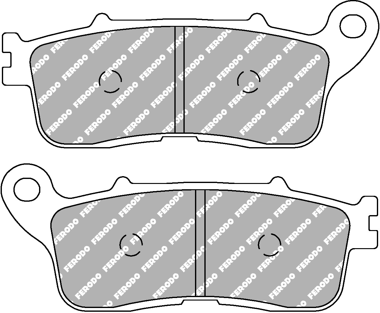 Plaquettes de frein Ferodo Sinter Grip Road FDB2281ST - vue 2