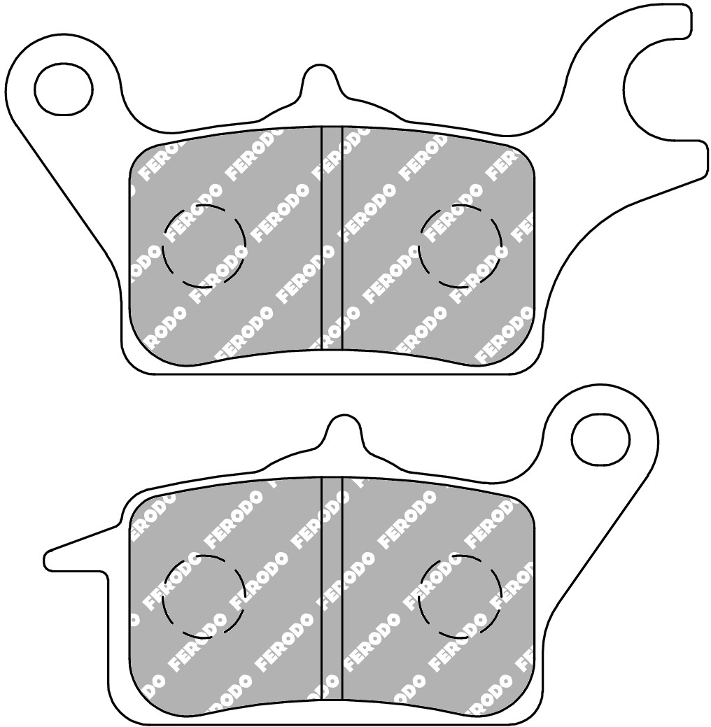 Plaquettes de frein Ferodo Eco Friction FDB2296EF - vue 2