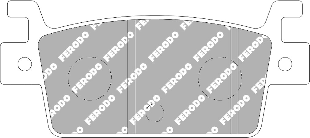 Plaquettes de frein Ferodo Eco Friction FDB2304EF - vue 2