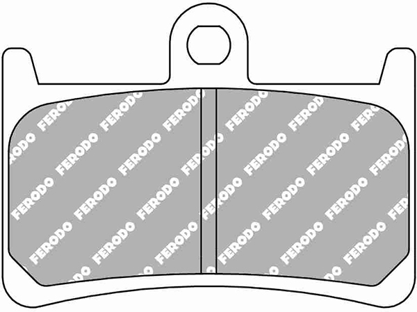Plaquettes de frein Ferodo Sinter Racing FDB605XRAC - vue 2