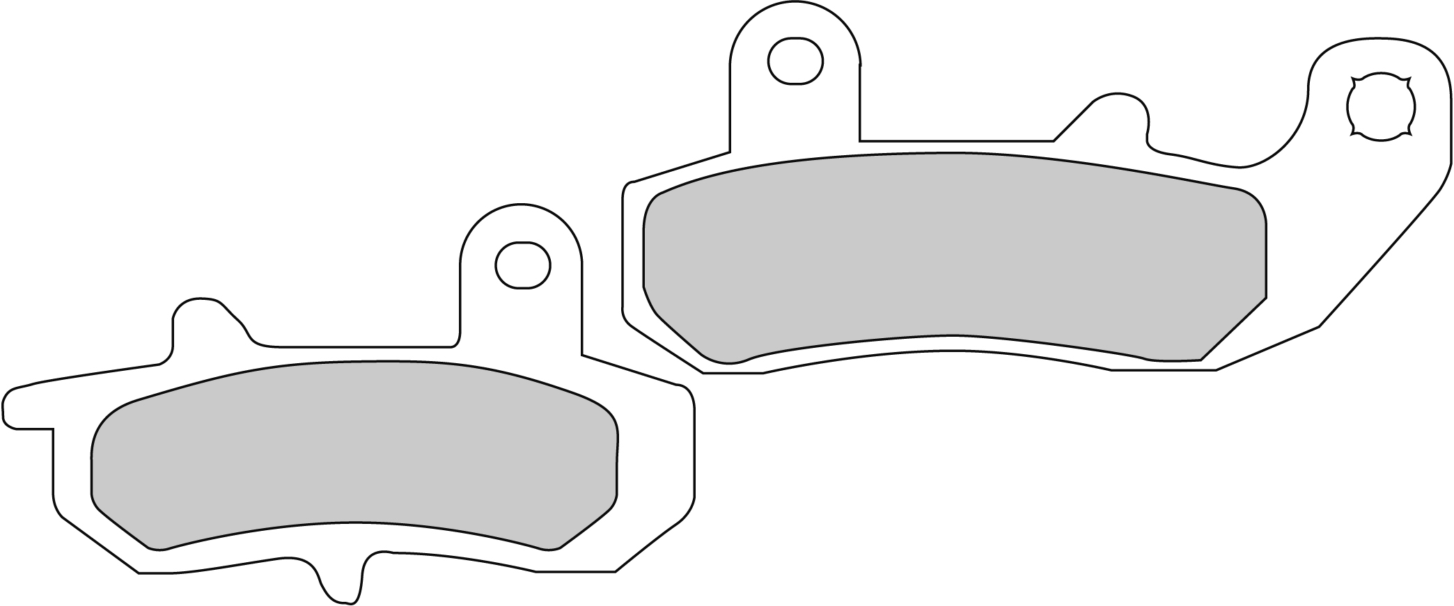 Ferodo Plaquettes de Frein Platine Route FDB607P - vue 2