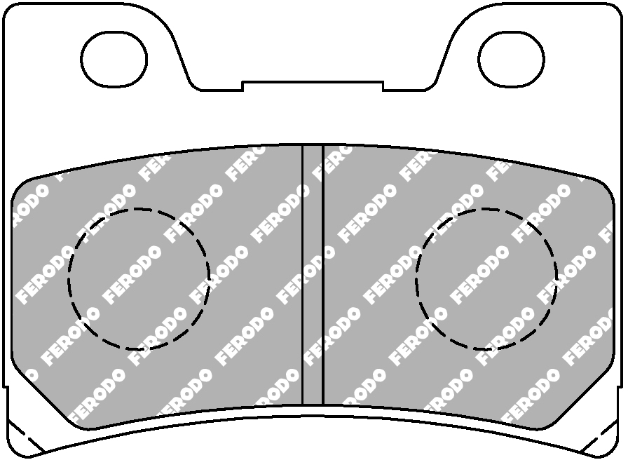 Plaquettes de frein Ferodo Sinter Grip Road FDB637ST - vue 2