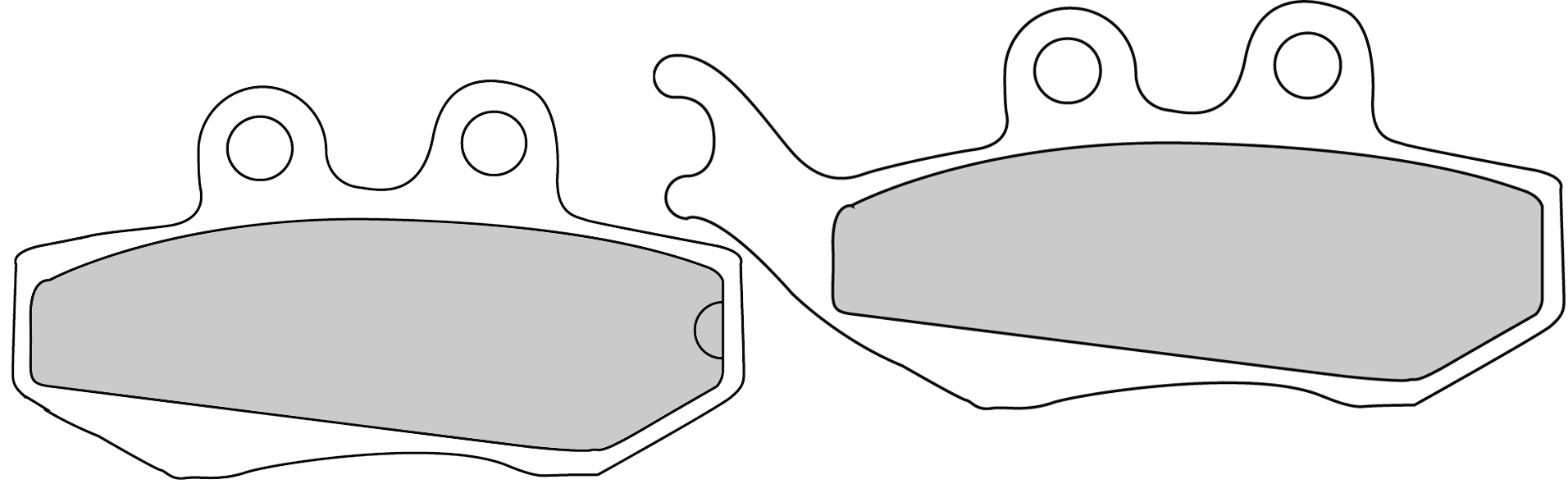 Plaquettes de frein Ferodo Eco Friction FDB677EF - vue 2