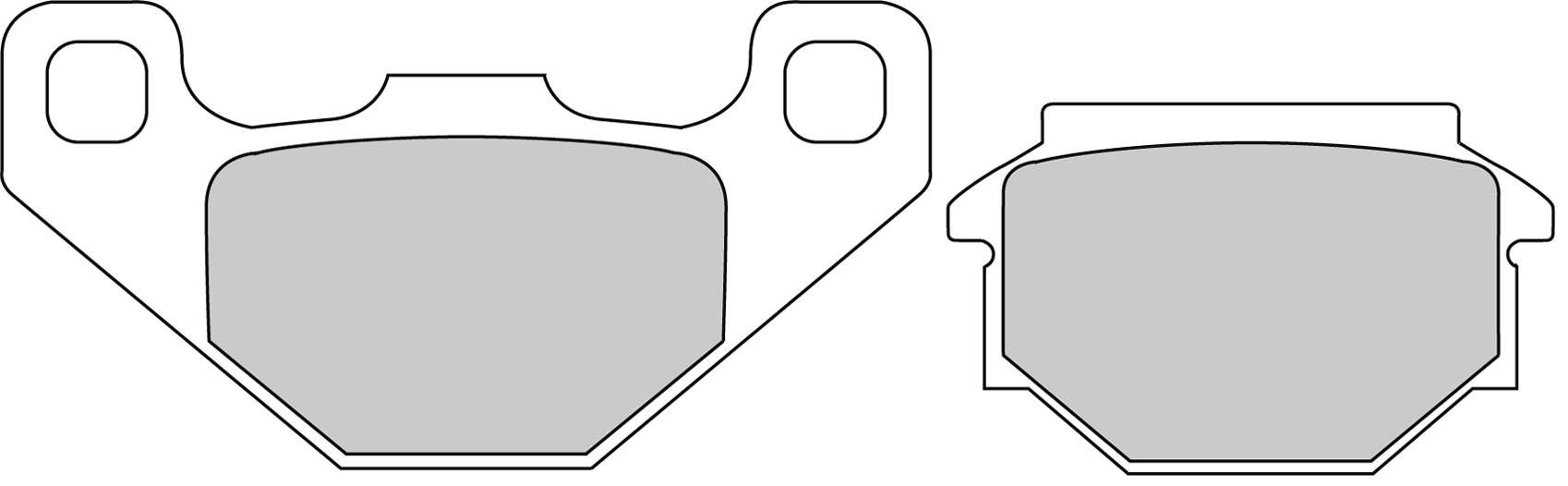 Ferodo Plaquettes de Frein Platine Route FDB828P - vue 2