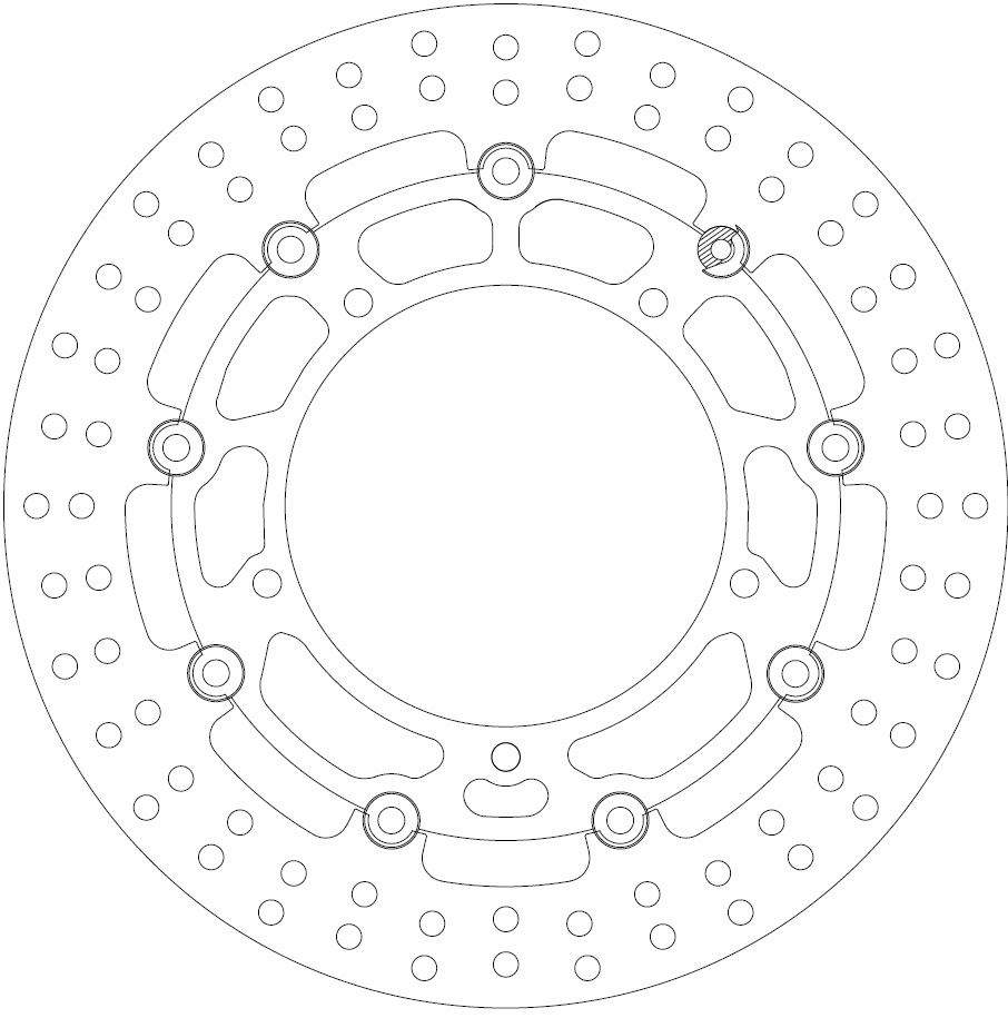 Disque de frein FERODO FMD0139RX flottant - vue 2