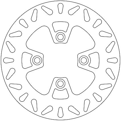 Disque de frein FERODO FMD0318R - vue 2