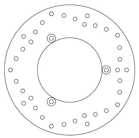 Disque de frein FERODO FMD0444R - vue 2