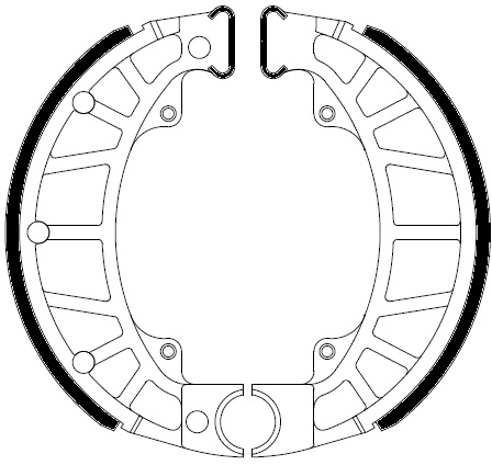 Mâchoires de frein FERODO ECO FSB938A - vue 2
