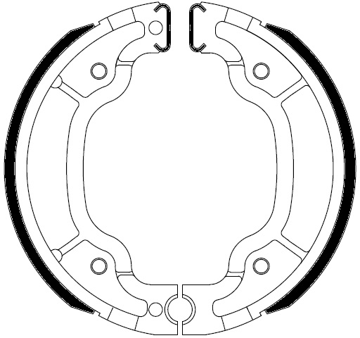 Mâchoires de frein FERODO ECO FSB947A - vue 2