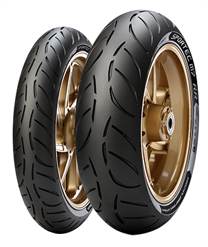 Pneu avant Metzeler SPTEC M7 RR 110/70ZR17 54W TL - vue 2