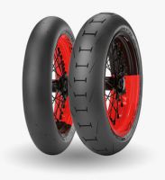 Pneu arrière moto Metzeler Racetec 165-55-17 NHS TL Radial S1GP piste - vue 2