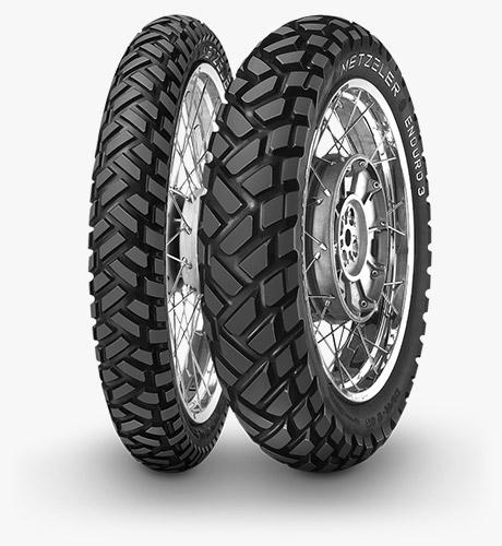 Pneu arrière Metzeler 120/80-18 62S TT END3SAH - vue 2