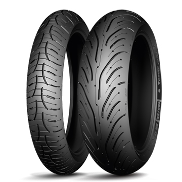 160 / 60ZR17 (69W) TL PIROA4 pneu mi pilot road 4 - vue 3