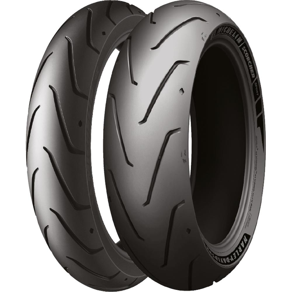 Pneu moto avant 17'' 120-70-17 Michelin Scorcher Sport Radial ZR TL 58W - vue 2