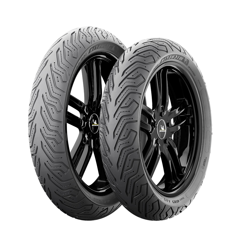Pneu arrière Michelin City Grip Saver 100/80-14 48S TL - vue 3