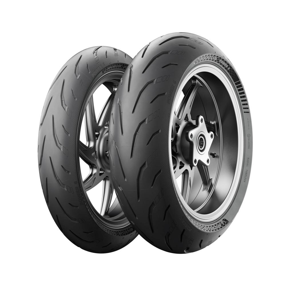 Pneu arrière Michelin Power 6 180/55ZR17 73W TL - vue 3