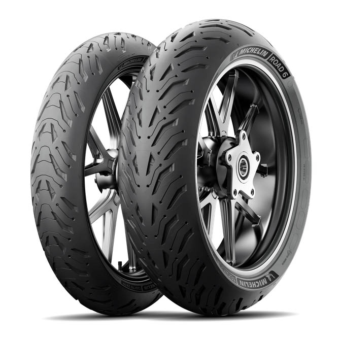 Pneu moto Michelin Road 6 arrière 160-60-17 ZR TL 69W - vue 3