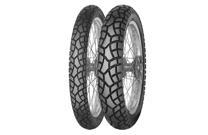 Pneu moto avant 90/90-21 Mitas MC24 TT 54S trail - vue 2