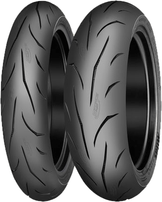 Pneu avant Mitas 100/80-17 52S TL/TT SPOFO+ - vue 3