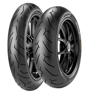 Pirelli Diablo Rosso II 180/55 ZR17 (73W) pneu avant - vue 5