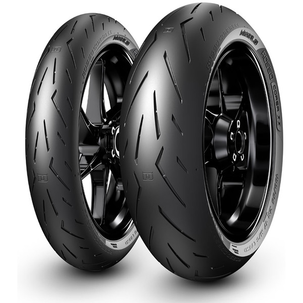 Pneu arrière Pirelli Diablo Rosso Corsa II 120/70 ZR 17 (58W) TL - vue 5
