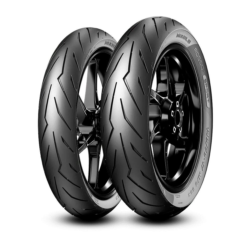 Pneu arrière Pirelli Diablo Rosso Sport 140/70-17 66S TL - vue 5