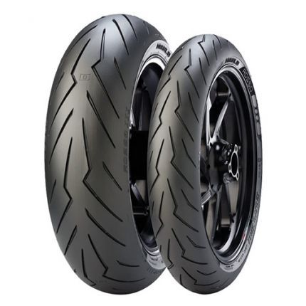 Pneu avant Pirelli Diablo Rosso III 130/70ZR16 61W TL - vue 3